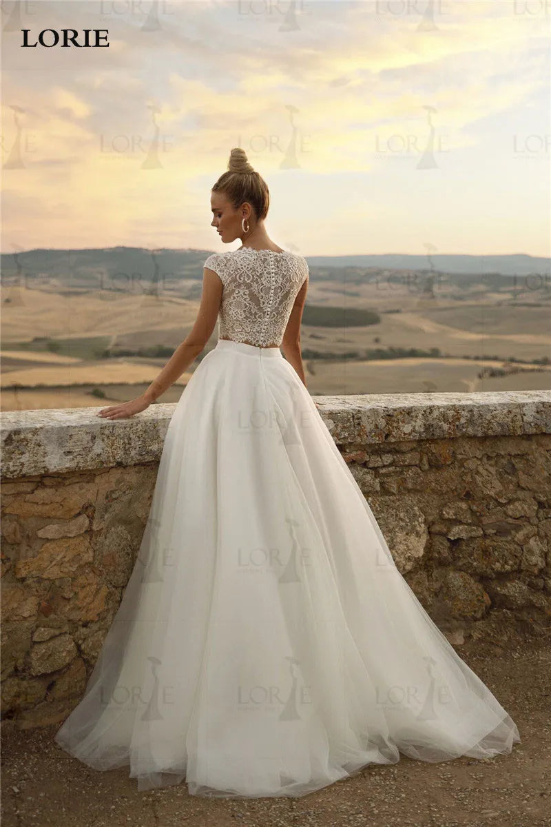 Robe de cérémonie blanche pour femme – Style princesse