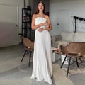 Robe Longue Blanche Elegante