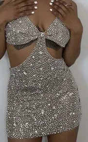 Body de Soirée Luxueux à Strass – Glamour et Élégance
