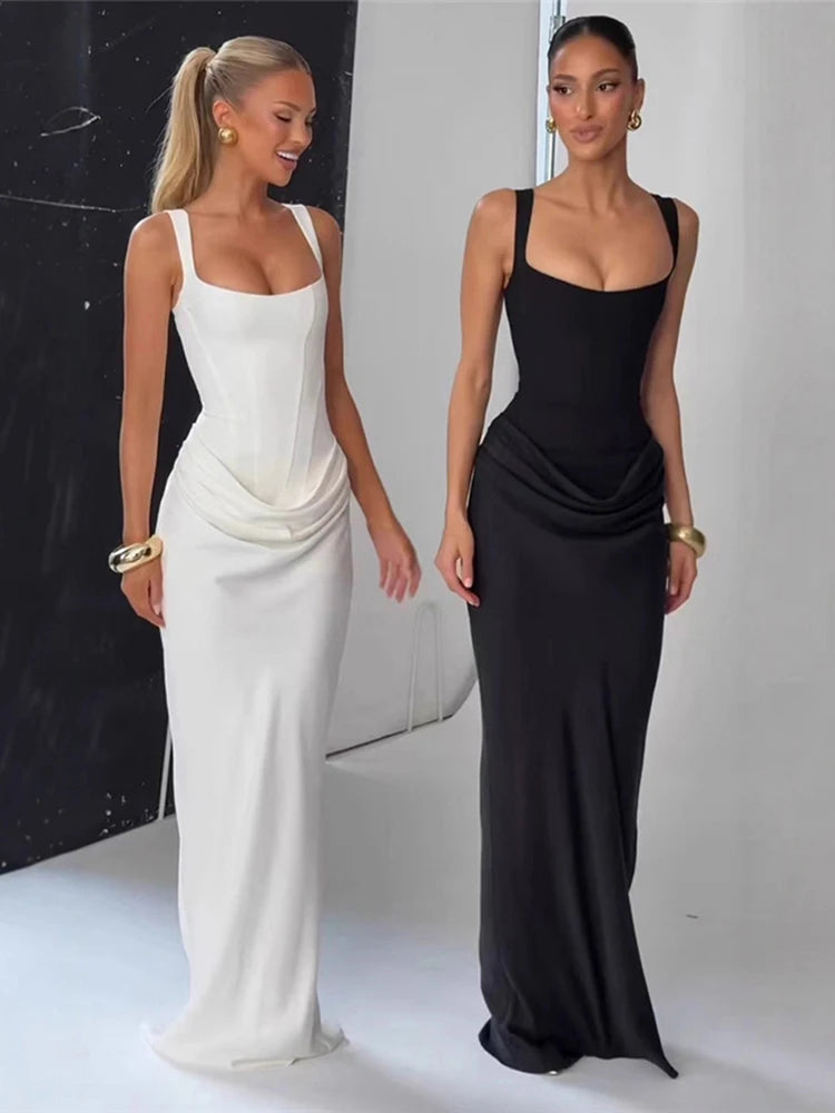 Robe Longue Élégante – Style Minimaliste