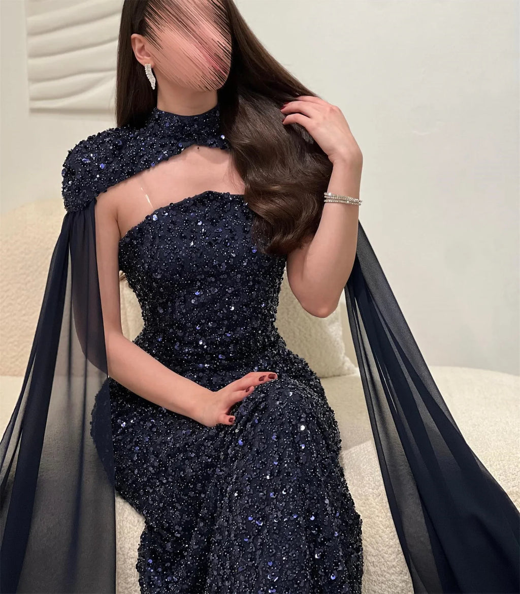 Robe de Soirée Noire Élégante
