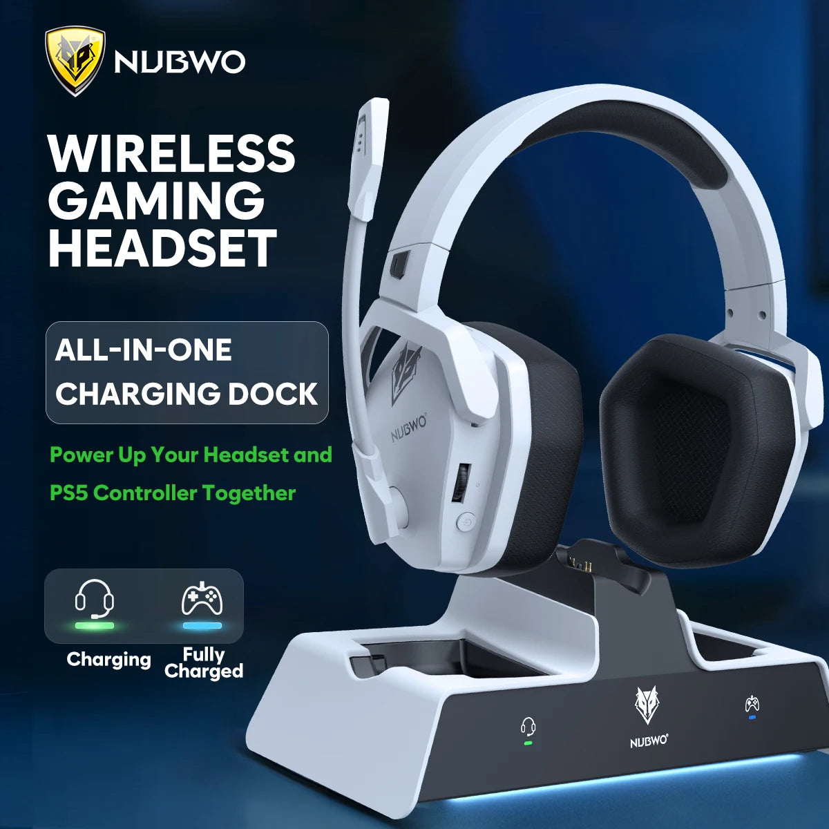 casque Gaming Premium RGB Sans Fil