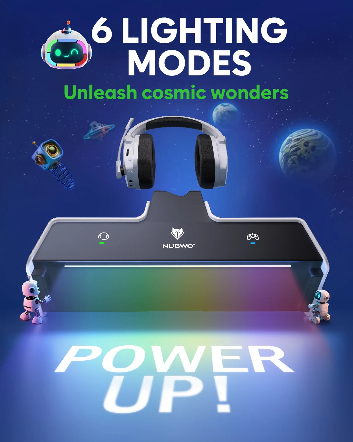casque Gaming Premium RGB Sans Fil
